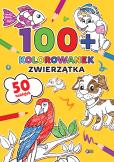 Okładka książki Zwierzątka. 100+ kolorowanek