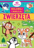 Okładka książki Zwierzęta. Koloruję i naklejam
