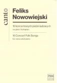 Okładka książki 16 koncertowych pieśni ludowych