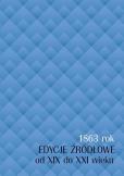 Okładka książki 1863 rok - edycje źródłowe od XIX do XXI wieku