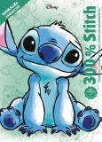 Okładka książki 300% Stitch. Mandale, iluzje optyczne, scenki do kolorowania. Art therapy. Disney