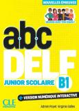 Okładka książki ABC DELF junior scolaire B1 + wersja numeryczna