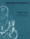 Okładka książki Allegro rustico na obój i fortepian