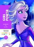 Okładka książki Art therapy. Kolorowanka antystresowa. Disney. Girl power. Zagadkowe rysunki