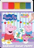 Okładka książki Barwny świat Peppy. Świnka Peppa. Kolorowe Paluszki