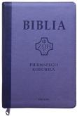 Okładka książki Biblia pierwszego Kościoła z paginat. fioletowa