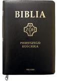 Okładka książki Biblia pierwszego Kościoła z paginat. suwak czarna