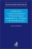 Okładka książki Compliance i status zgodności w instytucjach...
