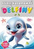Okładka książki Delfiny. Lubię kolorować