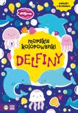 Okładka książki Delfiny. Morskie kolorowanki - uszkodzone