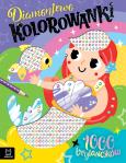 Okładka książki Diamentowe kolorowanki z syrenką. 1000 brylancików