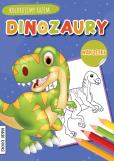 Okładka książki Dinozaury. Kolorujemy razem