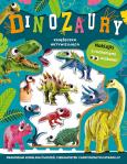 Dinozaury. Wypukłe naklejki z ruchomymi oczkami. Autor: Opracowanie zbiorowe. Dobreksiazki.pl Okładka książki Dinozaury. Wypukłe naklejki z ruchomymi oczkami