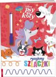 Okładka książki Disney Psy & Koty. Rysujemy szlaczki