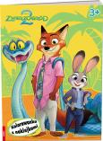Okładka książki Disney zwierzogród 2. Kolorowanka z naklejkami