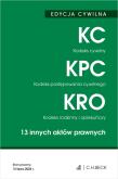 Okładka książki EDYCJA CYWILNA. Kodeks cywilny. Kodeks postępowania cywilnego. Kodeks rodzinny i opiekuńczy. 13 innych aktów prawnych wyd. 53