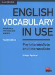 Okładka książki English Vocabulary in Use Pre-intermediate and Intermediate with answers