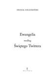 Okładka książki Ewangelia według Świętego Twittera