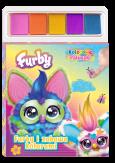 Okładka książki Furby i zabawa kolorami. Furby. Kolorowe Paluszki