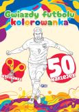 Okładka książki Gwiazdy futbolu. Kolorowanka