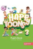 Okładka książki Happy Toons 3 ed. międzynar. PB + DigiBook (kod)