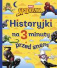 Okładka książki Historyjki na 3 minuty przed snem. Marvel Spider-Man