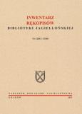 Okładka książki Inwentarz rękopisów BJ. Nr 12841-13300