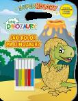 Okładka książki Jaki kolor ma dinozaur? Lubię Dinozaury. Superkolory
