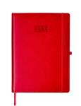 Opakowanie Kalendarz 2026 A4 Elegance dzienny V6 czerwony K-A4D