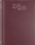 Opakowanie Kalendarz 2026 A5 dzienny standard bordowy