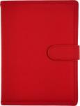 Opakowanie Kalendarz 2026 B5 dzienny z zapięciem ekoskóra czerwony