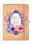 Okładka książki Kalendarz 2026 Kraft A5 TNS Lustro
