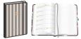 Opakowanie Kalendarz 2026 książkowy B5/192K Metallic Stripes