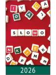 Opakowanie Kalendarz 2026 na biurko słowo