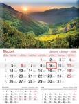 Opakowanie Kalendarz 2026 ścienny jednodzielny Góry
