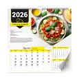 Opakowanie Kalendarz 2026 ścienny kulinarny