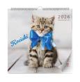 Opakowanie Kalendarz 2026 ścienny lux kociaki