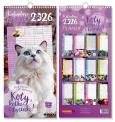 Opakowanie Kalendarz 2026 ścienny planer Koty