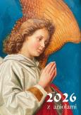 Opakowanie Kalendarz 2026 ścienny z aniołami