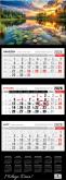 Opakowanie Kalendarz 2026 trójdzielny premium mazury
