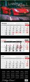 Opakowanie Kalendarz 2026 trójdzielny premium super car