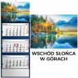 Opakowanie Kalendarz 2026 trójdzielny Wschód słońca w górach