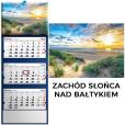 Opakowanie Kalendarz 2026 trójdzielny zachód słońca
