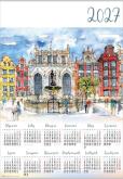 Opakowanie Kalendarz 2027 jednoplanszowy Gdańsk (10szt)