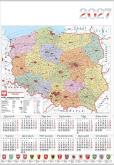 Opakowanie Kalendarz 2027 jednoplanszowy Mapa (10szt)