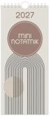 Opakowanie Kalendarz 2027 notatnikowy 33x12,5cm Minimal