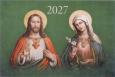 Okładka książki Kalendarz 2027 trójdzielny Serce Jezusa...