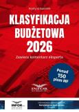 Okładka książki Klasyfikacja Budżetowa 2026