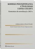 Okładka książki Kodeks postępowania cywilnego i inne ustawy. Komentarz do nowelizacji z 2025 roku