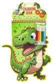 Opakowanie Kolorowanka w kształcie zwierząt. Dinozaur